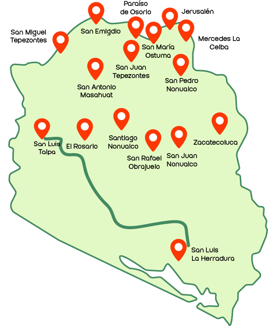 Mapa de la Ruta 5 Manglares y Biodiversidad Costera